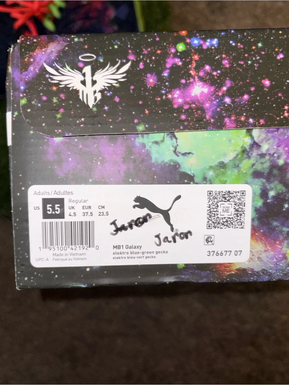 Puma lamelo MB1 galaxy basketball shoes